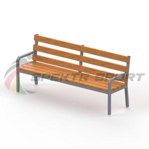 Купить Уличная скамейка со спинкой Дача в Геленджике 