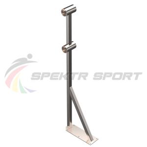 Купить Стойка балетного станка двухрядного напольная Фуэте (нерж. сталь) в Геленджике 