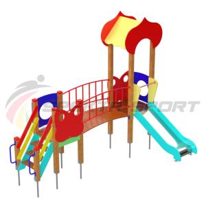 Купить Детский игровой комплекс Полянка ДИК 1603 в Геленджике 